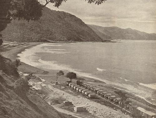 Railway construction camp