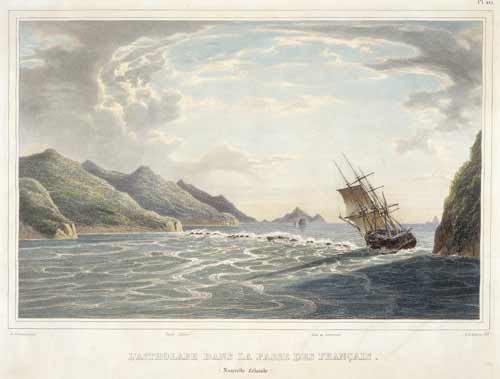 The <em>Astrolabe</em> in Te Aumiti (French Pass)