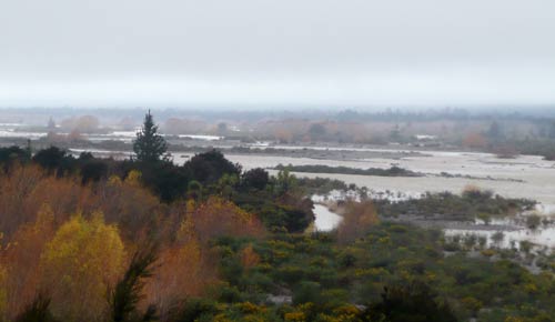 Wairau River in flood