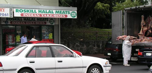 Halal butcher