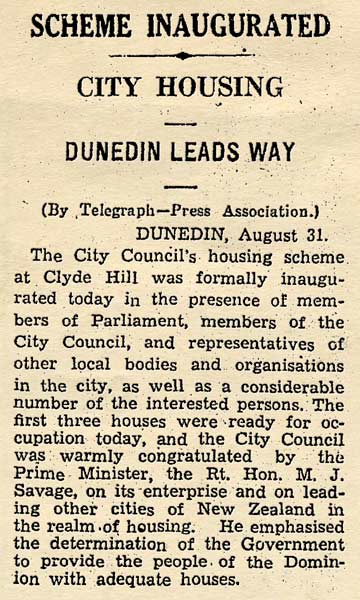 Dunedin houses opened