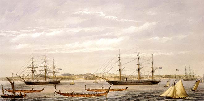 Auckland Anniversary regatta, 1862