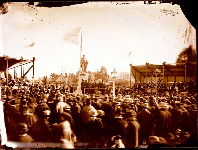 Godley statue: unveiling, 1867