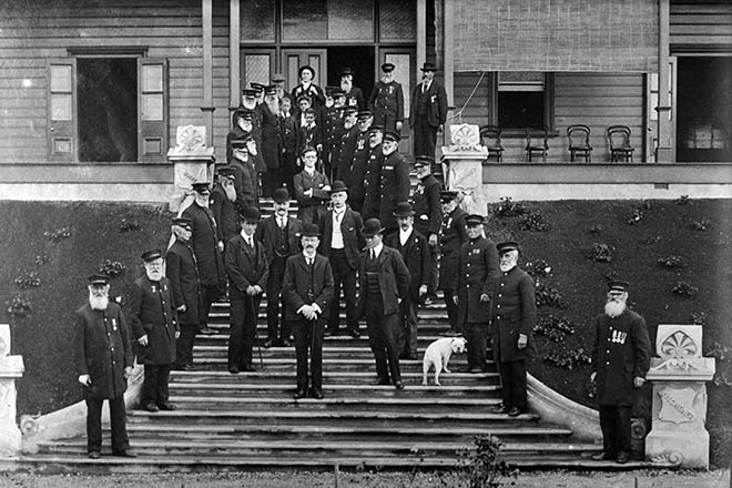 Veterans at the Ranfurly War Veterans Home 