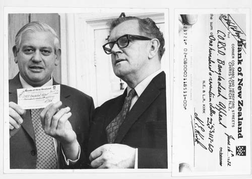 A cheque for CORSO