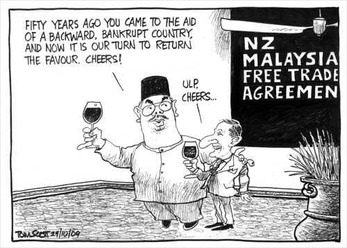 Malaysian free trade agreement, 2009