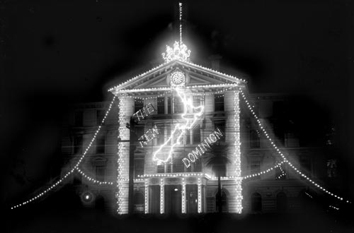 The Dominion of New Zealand: Dominion Day lights