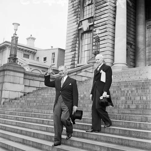 Thomas Sherrard, clerk of the Executive Council, 1960