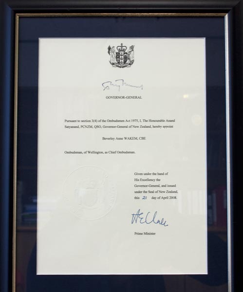 Appointing an ombudsman