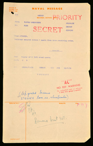 A secret document