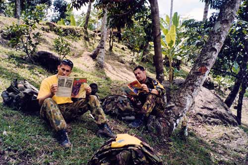 New Zealand and Australian peacekeepers