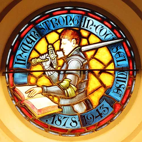 Image-making: Gordon Coates stained-glass window