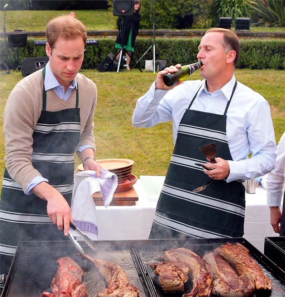 Barbecue at Premier House