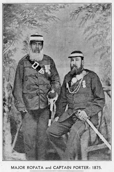 Major Rāpata Wahawaha and Captain Thomas William Porter