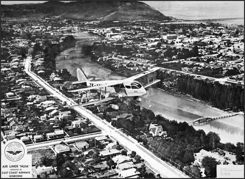 Transport: plane over Gisborne, 1936