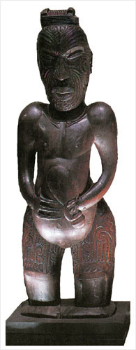 Carving: Iwirākau style