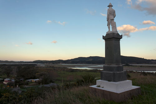 Waiapu River from the Tikitiki war memorial