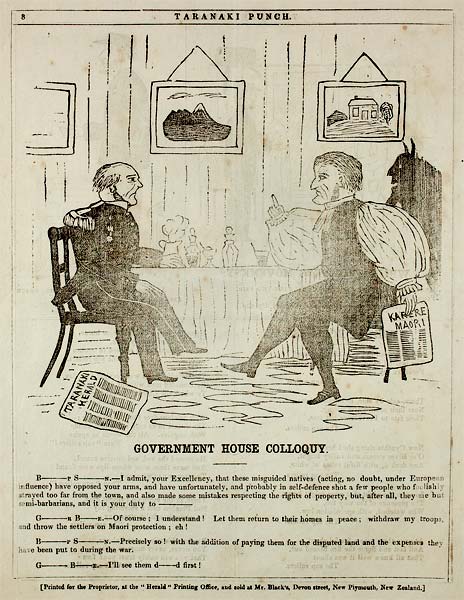 Thomas Gore Browne and Bishop Selwyn