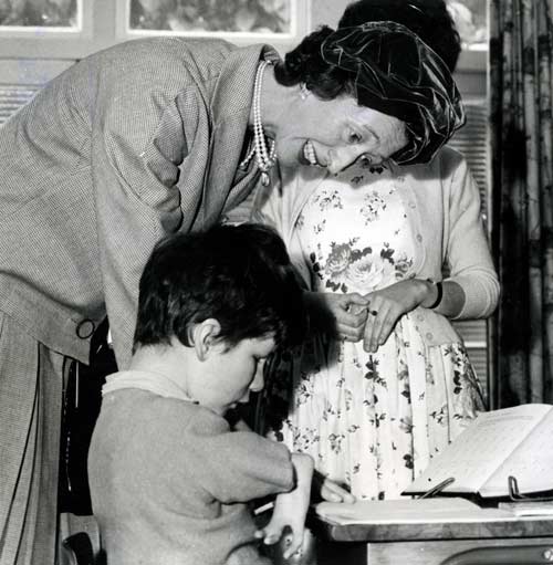 School visit, 1962
