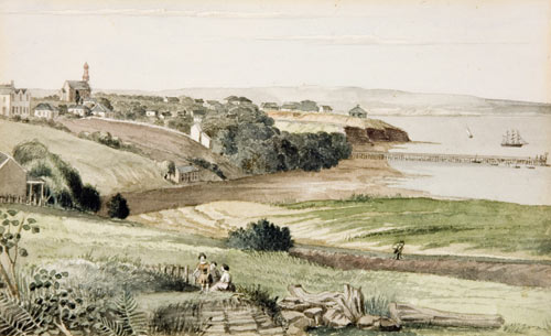 Parliament buildings: Auckland, 1859