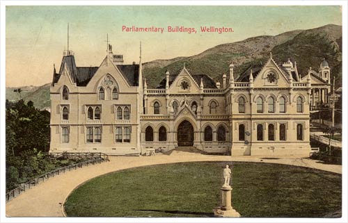 Parliament buildings: Wellington, 1900s