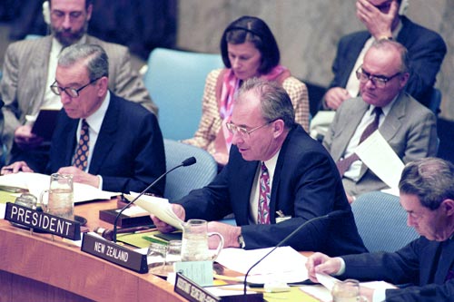 Addressing the UN Security Council, 1994