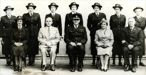 First uniformed policewomen, 1952 