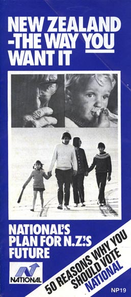 Muldoon: 1975 election poster