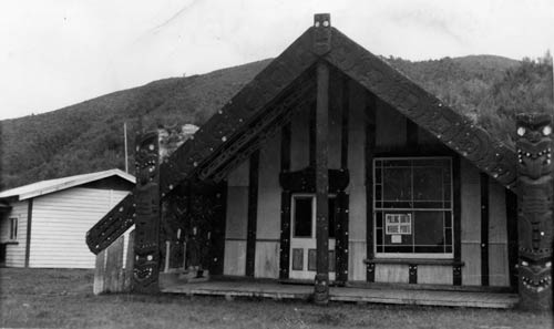 Māori polling booth, 1930s