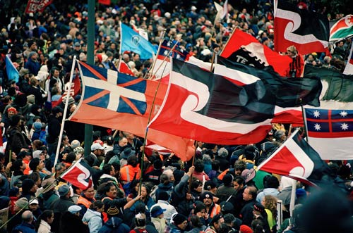 Tino rangatiratanga flag: one among many