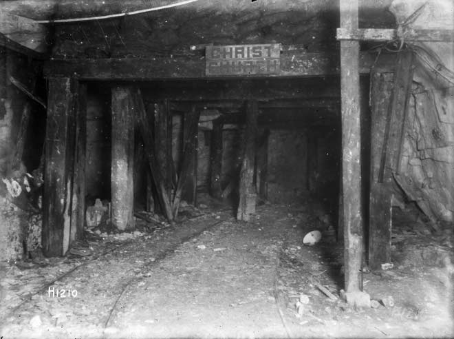 Christchurch cavern, Arras, 1917