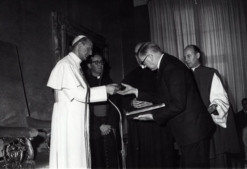 Ambassador to Italy with the Pope, 1970