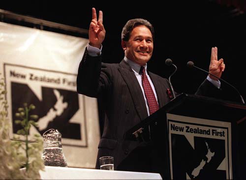 Winston Peters, 1999