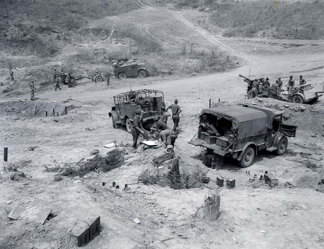 Preparing for action, 1953