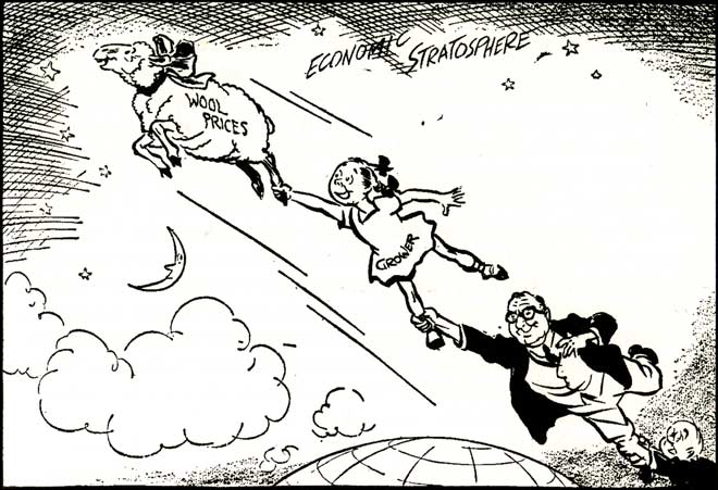 The wool boom, 1950