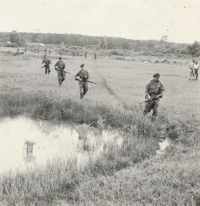 SAS jungle training, Malaya, 1955