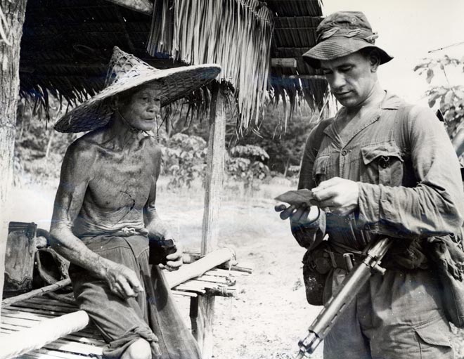 Checking a villager's papers