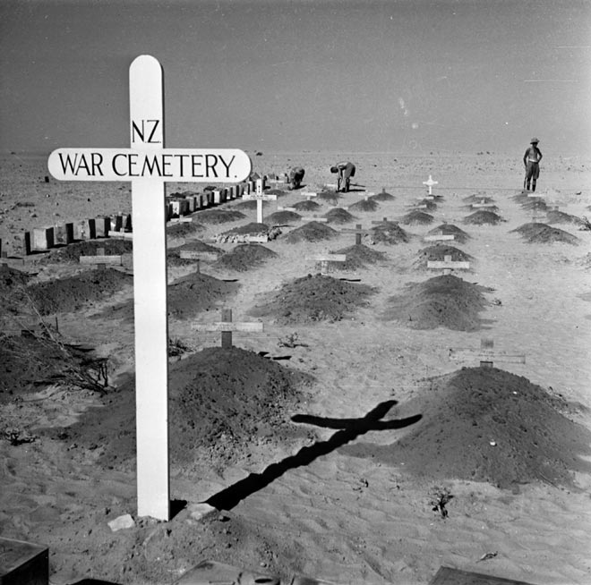 New Zealand war cemetery near El Alamein 