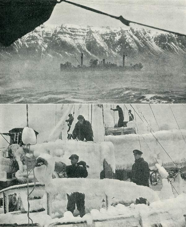 Conditions on ships in the Atlantic, 1942