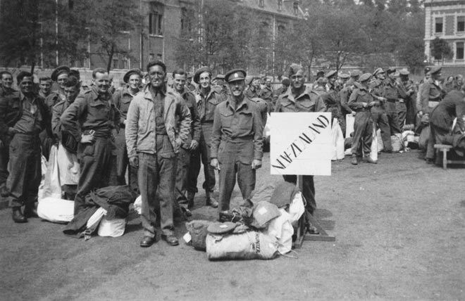 New Zealand prisoners of war, 1945