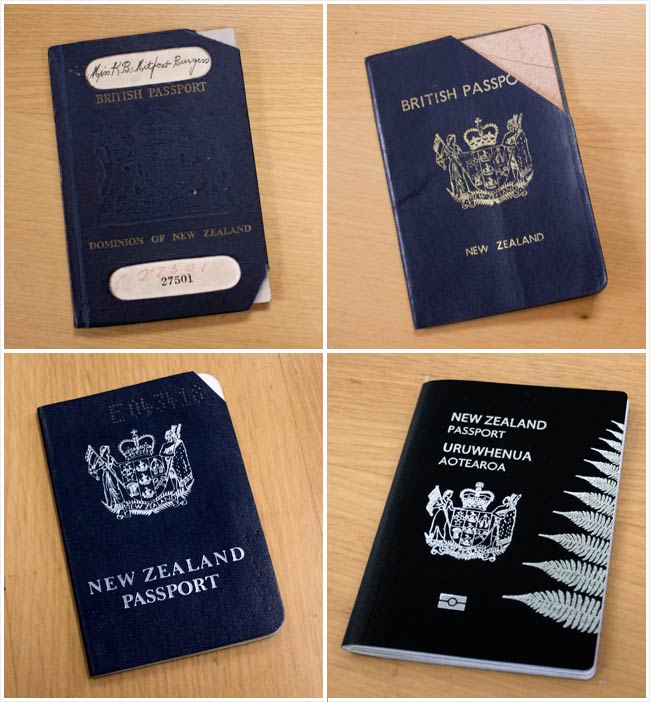 New Zealand passports since 1948