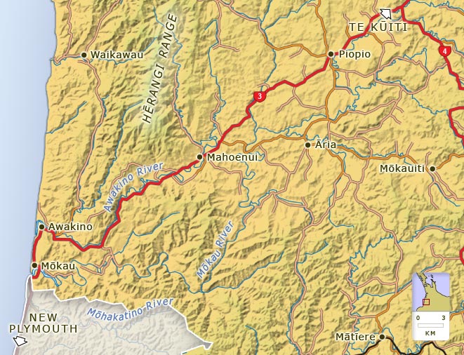 Piopio to Mōkau