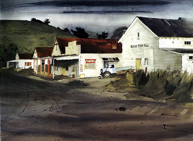 Kākahi: Peter McIntyre's painting