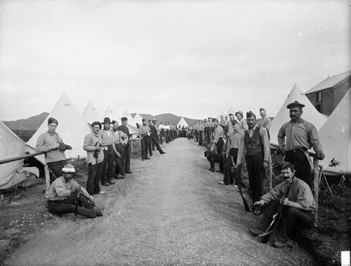 Constabulary Field Force, Kāwhia, 1884