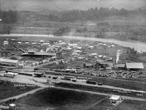 Ellis and Burnand sawmill, Manunui, 1910