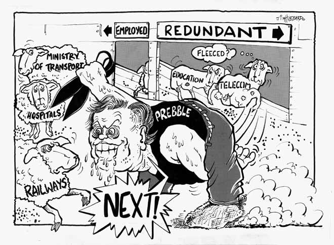 Fleecing the public service, 1988