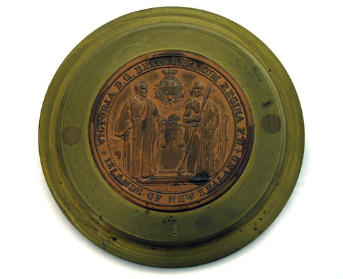 New Zealand seal: the 1852 seal