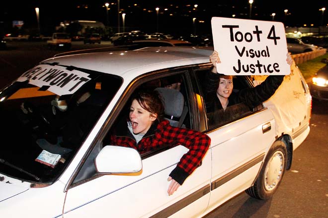 Wellywood blockade