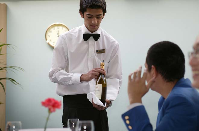 Pacific International Hotel Management School student