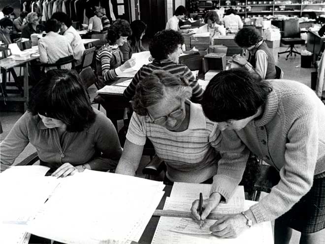 Checking the roll, 1978